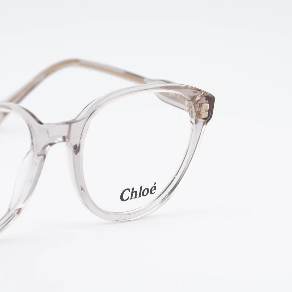Chloe CH0127O 004 Eyeglasses Shiny Pink 51mm Square Frame